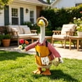 thumbnail image 1 of Gardener Theme Porch Gooses Decoration Costumes Set Outdoor Garden Gooses Dress Up Outfit For Porch Decoration, 1 of 6