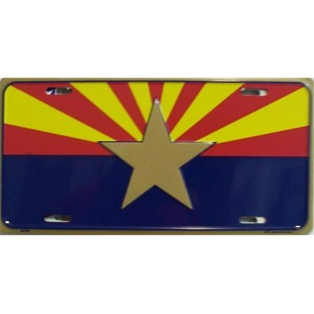 LP 1037 AZ Arizona Big Star License Plate 32455