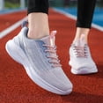 thumbnail image 2 of NOKIO Womens Running Tennis Shoes Slip on Ladies Walking Fashion Athletic Sneakers Work Gym Comfort Lightweight Mesh Soft Sole Shoes Mesh Breathable Lace Up Sport Shoes, 2 of 8
