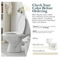 Toilet Seat Upgrade Round BR50002 Heavy Duty Quiet Close, Durable