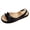 Black, variant on Women's Bowknot Slingback Sandals Open Toe Orthopedic Low Platform Casual Dress Shoes Summer Non Slip Walking Slippers Beige Size 10.5