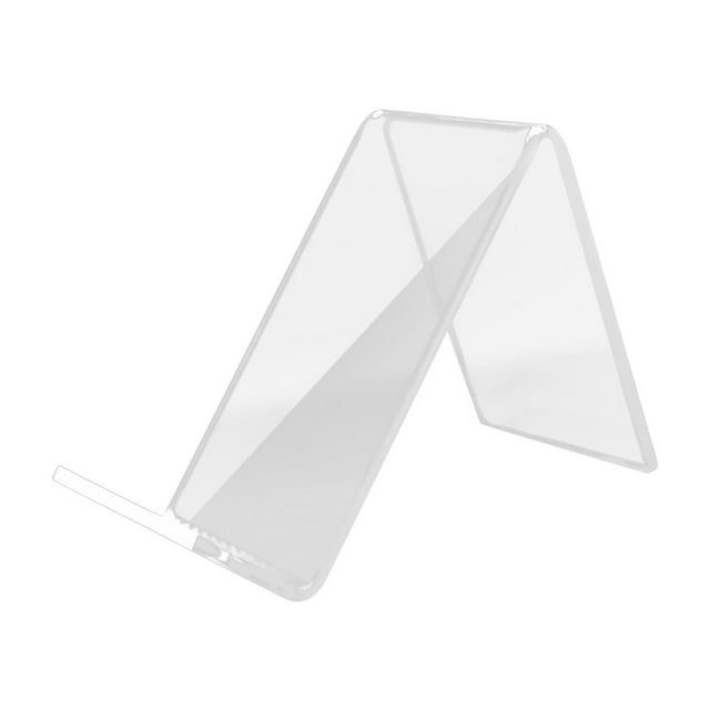 Soporte de acrílico transparente para teléfono, caballete de exhibición para escritorio, práctico y duradero. Estilo B