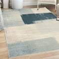 thumbnail image 1 of Abstract Decorative Rug, Abstract Grunge Style Brushstrokes Painting Contemporary Illustration, Quality Carpet for Bedroom Dorm and Living Room, 6 Sizes, Blue Grey, by Ambesonne, 1 of 4