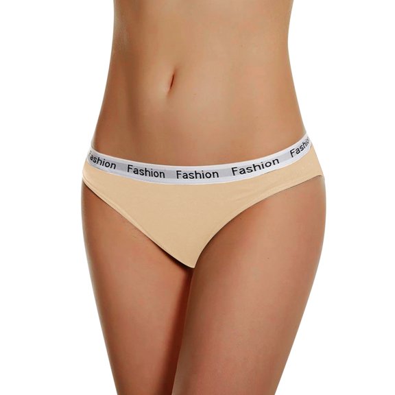 Women's Cotton Panties - Sports Briefs - Breathable - Polyester/Elastane - M-XL - High Waist