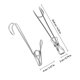 thumbnail image 2 of WRISTBIQUE 10Ud Clips De Ropa De Acero Con Moderno Para Colgar Y Ropa Exterior, 2 of 8