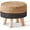 Black, variant on Ottoman Outdoor Sea Grass Stool Poufs Hand Woven Round Foot Stool for Sofa Desk Soft Step Stool Padded Foot Rest Multiple Colors Decorative Furniture Natural/Brown