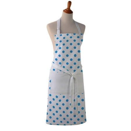 

Cotton Apron - Polka Dots Print - Kitchen BBQ Restaurant Cooking Painters Artists - Full Apron