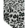 thumbnail image 5 of INSPIRE CHIC Women's Sweater Shawl Collar Long Sleeves Zebras Leopard Print Open Front Cardigan XL Black&White, 5 of 6
