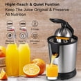 thumbnail image 2 of Injueey Exprimidor de naranjas de 400ml, exprimidor eléctrico de frutas, extractores de acero inoxidable para el hogar, multifunción para el Electrodomésticos, 2 of 6