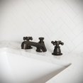 thumbnail image 3 of Water Creation 3" Cross Handles Solid Brass Faucet in Brown/Bronze, 3 of 7
