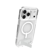 ZAGG Clear Snap with Kickstand - Apple iPhone 17 Pro Max Clear Case with MagSafe and Built-In Kickstand