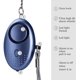 thumbnail image 2 of Alarma personal, alarma personal, llavero con alarma de pánico, alarma de seguridad con luz LED para mujeres, niñas y ancianos (negro) Fokelyi LN-2244-1, 2 of 7
