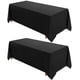thumbnail image 1 of Mantel VidaFete rectangular, 229 x 396 cm, poliéster, paquete de 2, negro, 1 of 6