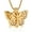 Gold, variant on Personalized Engrave Butterfly with Mini Urn Cremation Jewelry for Ashes Holder Urn Necklace for Ashes of Loved One