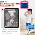 thumbnail image 2 of BMOUO Kids Case for onn 11" Core Tablet 2026 Model, Lightweight Foldable Kickstand Shockproof Handle Design Case for onn 11 Inch 2026, Purple, 2 of 6
