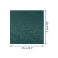 thumbnail image 2 of INSPIRAR CHIC Pañuelo de bolsillo para hombres con hojas bordadas y ribete verde, talla única, 2 of 4