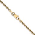 thumbnail image 3 of 14K Yellow Gold 2.0mm Extra-Light D/C Rope Chain (22 X 2) Made In Peru exl016-22, 3 of 5