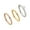 Sets, variant on Hyasfey 3Pcs/Set Stacking Rings for Women Round Cubic Zirconia Rings Stainless Steel Rings Exquisite Jewelry Gifts for Daily Wear Birthdays Christmas