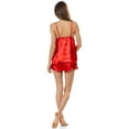 thumbnail image 5 of Women's Satin Cami and Shorts Pajama Set, 5 of 5