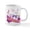 White, variant on CafePress - White Easter Bunny Banner Mugs - 11 oz Ceramic Mug - Novelty Coffee Tea Cup