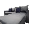 thumbnail image 4 of Sala esquinera El Bazar Store modelo Samso terciopelo gris Oxford 240x180 cm, 4 of 4