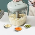 thumbnail image 5 of HomeLife 500/900ML Garlic Stirrer Manual Food Processor Vegetable Chopper Hand Pull String Onion Cutter for Veggies Fruits Nuts Herb Easy Clean Kitchen Tool, 5 of 13