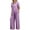 Purple., variant on Summer Akafmk Womens Two Piece Sets,Womens Two Linen Set,Turndown Collar Buttons Up Short Sleeve Shirts and Wide-Leg Long Pants Solid Color Women Sets Clothing Outfit