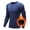 D366/Blue, variant on Afdoent Mens Long Sleeve T-Shirt Workout Gym T-Shirt Running Top Warm Sports Baselayer Undershirts For Daily Wear