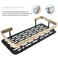 thumbnail image 3 of NUOLUX Repisa Organizadora De Pared Sin Clavos Para En Aluminio Negro Resistente, 3 of 6