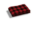 thumbnail image 2 of Sunbeam Fleece Heated Throw (50" x 60"), Push Button Controller with 3 Heat Settings, Red/Black Plaid, 2 of 7