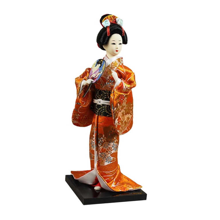 Colaxi Ethnic Japanese Geisha Dolls 9 inch Asian Geisha Doll for