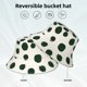 thumbnail image 2 of Balery Abstract Green Polka Dot Sombreros para el sol para hombre y mujer, sombrero de pescador con UPF 50+, 2 of 6
