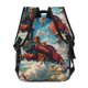 thumbnail image 4 of Easygdp Beautiful Red Train Hot Air Balloon Mochila Ergonómica Versátil para Laptop - Múltiples Bolsillos, Correas Ajustables, Unisex para Escuela, Viajes y Actividades al Aire Libre-One Size, 4 of 5