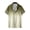Beige, variant on WREESH Men's Comfortable Button Down Shirts Fashion Printing Short Sleeve Turndown Collar Gradient Shirts Color Blocking Tops Purple