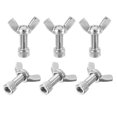 thumbnail image 1 of Unique Bargains 3/4 Pieds Épingles à Chauve-Souris, 6 Ensembles d'Épingles en Acier Inoxydable 304 pour Lancer sur Roue, 1 of 7