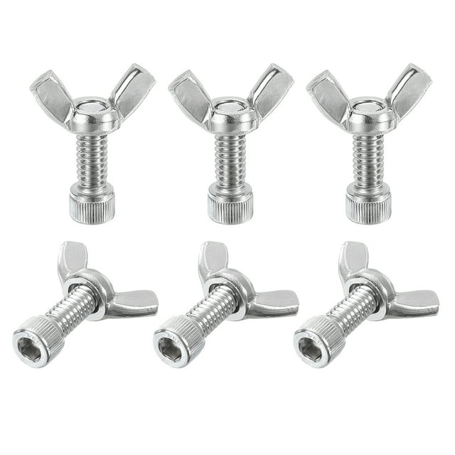 Unique Bargains 3/4 Pieds Épingles à Chauve-Souris, 6 Ensembles d'Épingles en Acier Inoxydable 304 pour Lancer sur Roue
