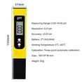 thumbnail image 2 of Portable Automatic Calibration Ph Test Pen - 0.01 Precision Digital Ph Tester for Water, Aquariums & Laboratory Use, Easy-to-Read Display, Durable Home/Work Measuring Tool, 1.2*6.1in, Yellow, 2 of 8