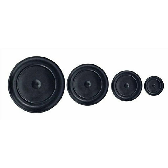 Rubber Hole Plugs 0.75" 1" 1.25" 1.5" 4 Pieces Quantity 1 of 3/4, 1, 1-1/4, 1-1/2 inch
