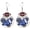 E, variant on Wooden Football Sport Dangle Earrings for Women Vintage Cheer Leader Game Drop Earring Outfits Sports Players Fans Gifts