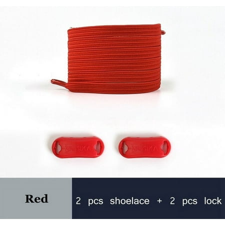 

2022 New No Tie Shoe laces Elastic Laces Sneakers Flat Shoelaces without ties Kids Adult Quick Shoe lace Rubber Bands for Shoes