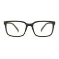 thumbnail image 1 of Stylish Matte Finish Rectangle Plastic Reading Glasses Grey +3.75, 1 of 4