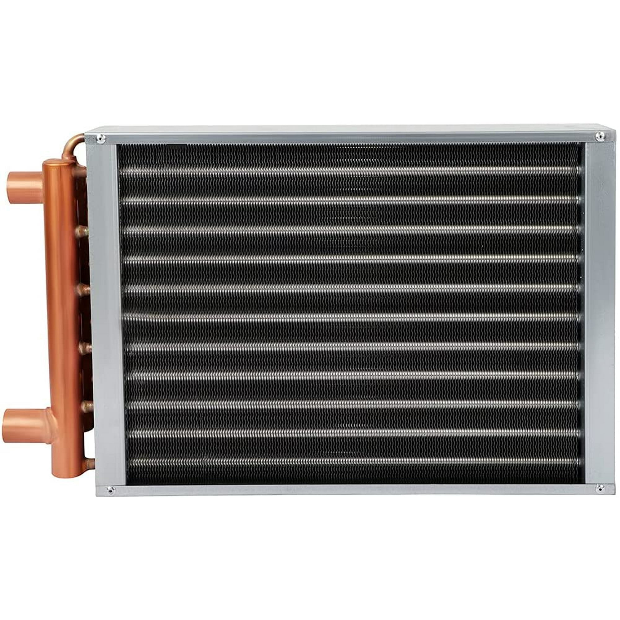 12 x 15 Heat Exchanger Water To Air , Forced Air Heating with 1 Copper  Ports Hot Water Coil for Outdoor Wood Furnaces, Residential Heating -  Walmart.com
