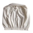 thumbnail image 4 of Foot Stool Cover Foot Stool Slipcover for Living Room High Stretch Polyester Soft Furniture Protector Washable Footrest Cover White, 4 of 8