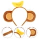 thumbnail image 4 of FELTECHELECTR Diadema con orejas de mono y plátano, bonita y divertida diadema decorativa con orejas de animal para disfraz de cosplay para mujer., 4 of 5