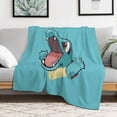 thumbnail image 4 of Pokemon Totodile Throw Blanket Cute Flannel for Boys Girls Men Women, 4 of 7