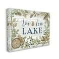 thumbnail image 3 of Stupell Industries Live Love Lake Quote Rustic Lakehouse Botanical Frame, 48 x 36, Design by Silvia Vassileva, 3 of 7