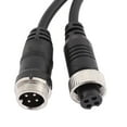 thumbnail image 2 of Unique Bargains Car Bus Monitor Camera Male to Female 4 Pin Video Power Extension Cable 5M 16ft, 2 of 4