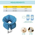 thumbnail image 2 of HUGFEGWE Collier de Récupération pour Chat, Cône Réglable Doux, Chaud et Imperméable, Respirant, Léger, Collier Elizabeth pour Chat, Chaton, Petit Chien, après Chirurgie pour Arrêter de Lécher AZ824-3570, 2 of 7