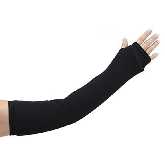 CastCoverz! Designer Arm Cast Cover, USA Made, Washable, Black, Large Long