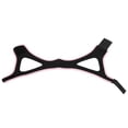 thumbnail image 1 of Correa antironquidos para la barbilla, correa ajustable y transpirable para dejar de roncar, cinturón de soporte para la mandíbula (negro con borde rosa), 1 of 14